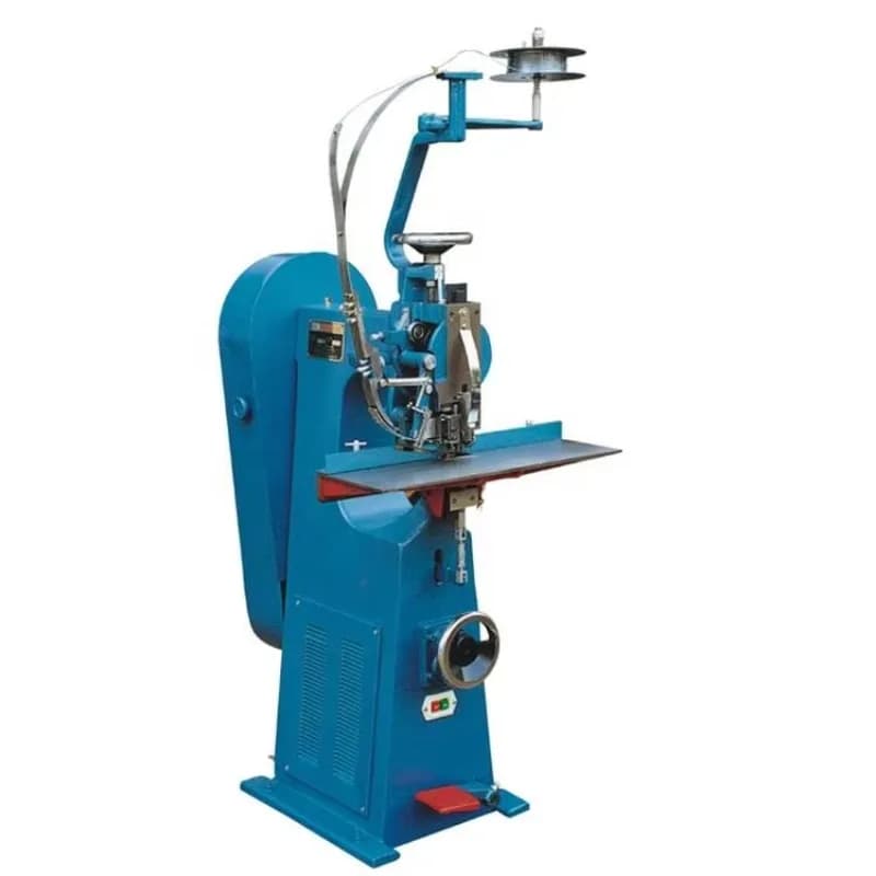 Macchina Rilegatrice Elettrica a Filo Singolo TD102 da 25mm per Lavori Pesanti, con Gancio Piatto per Rilegatura a Filo