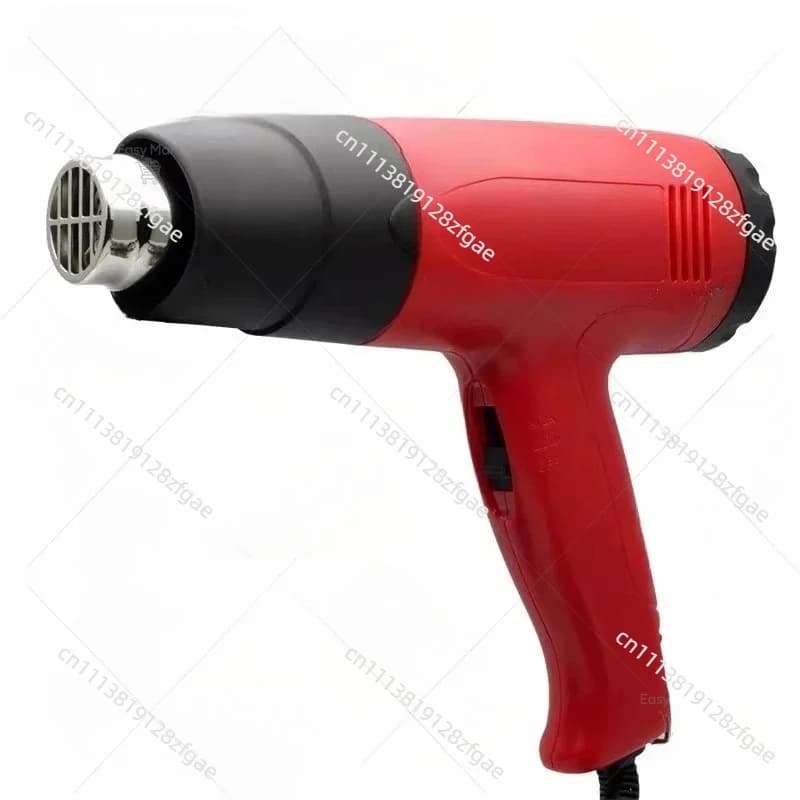 Hot Air Gun POF Heat Shrinkable Film Shrink Bag Industrial 1800w Temperature Control Hair Dryer Hot Air Duct Digital Display