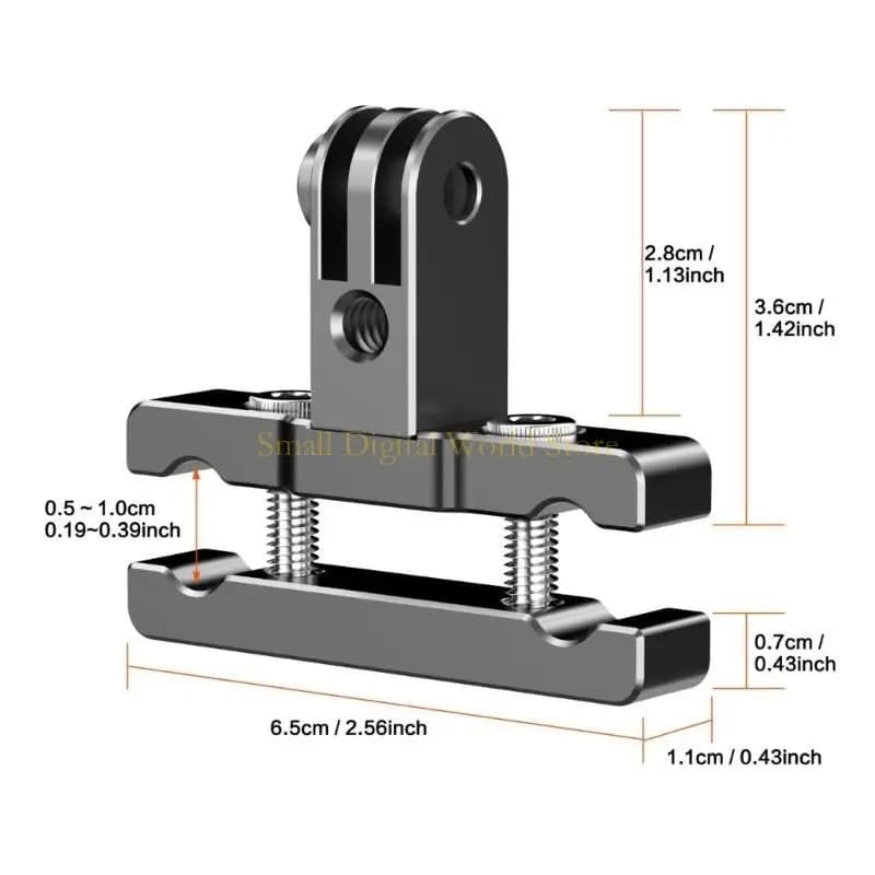 Support for bicycle clamp for 77UB bicycle clamp for 13 camera recordings
