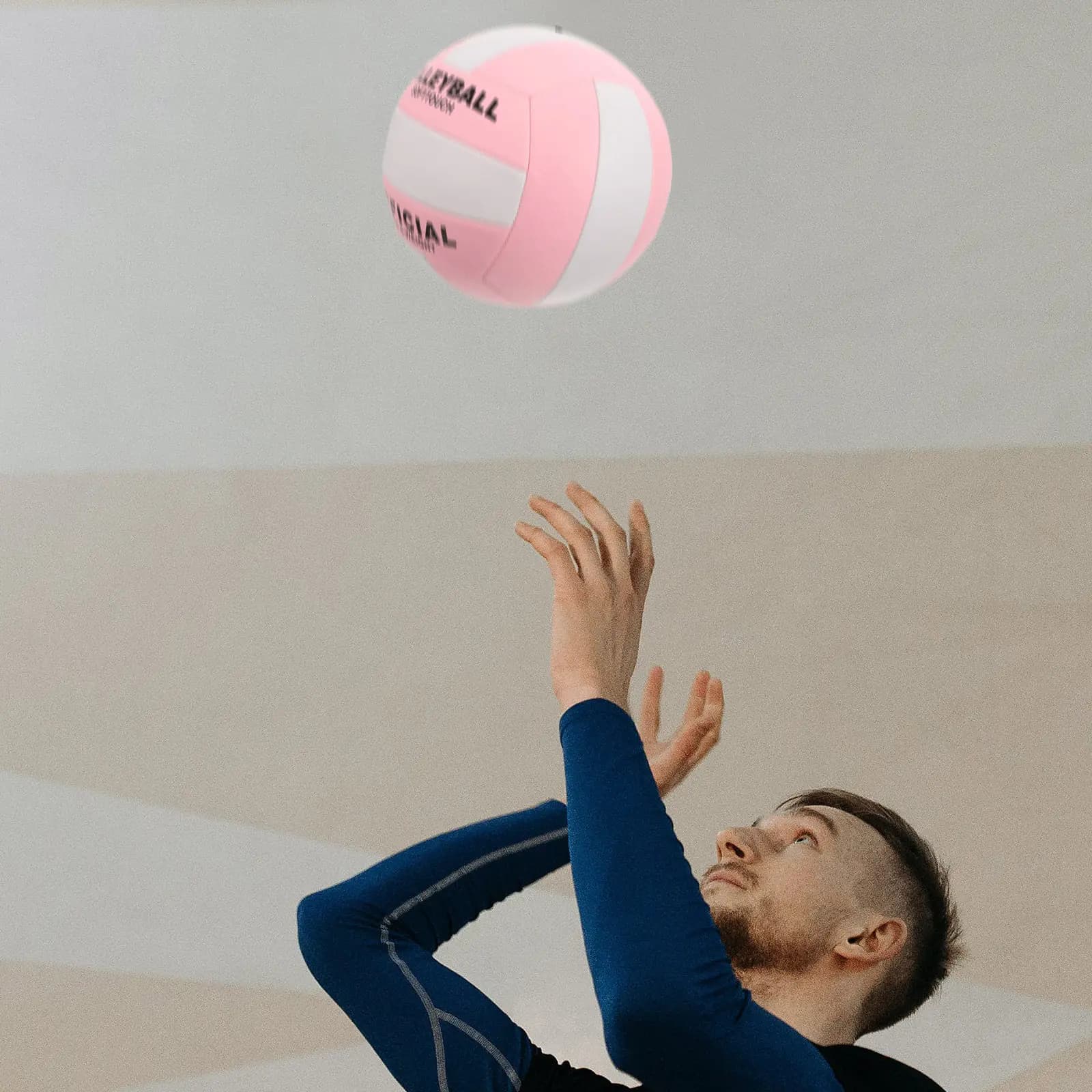 Soft Volleyball Measuring 5 in PU, for Indoor Training, Design Sewing Machine for Excellent Control and Long Duration