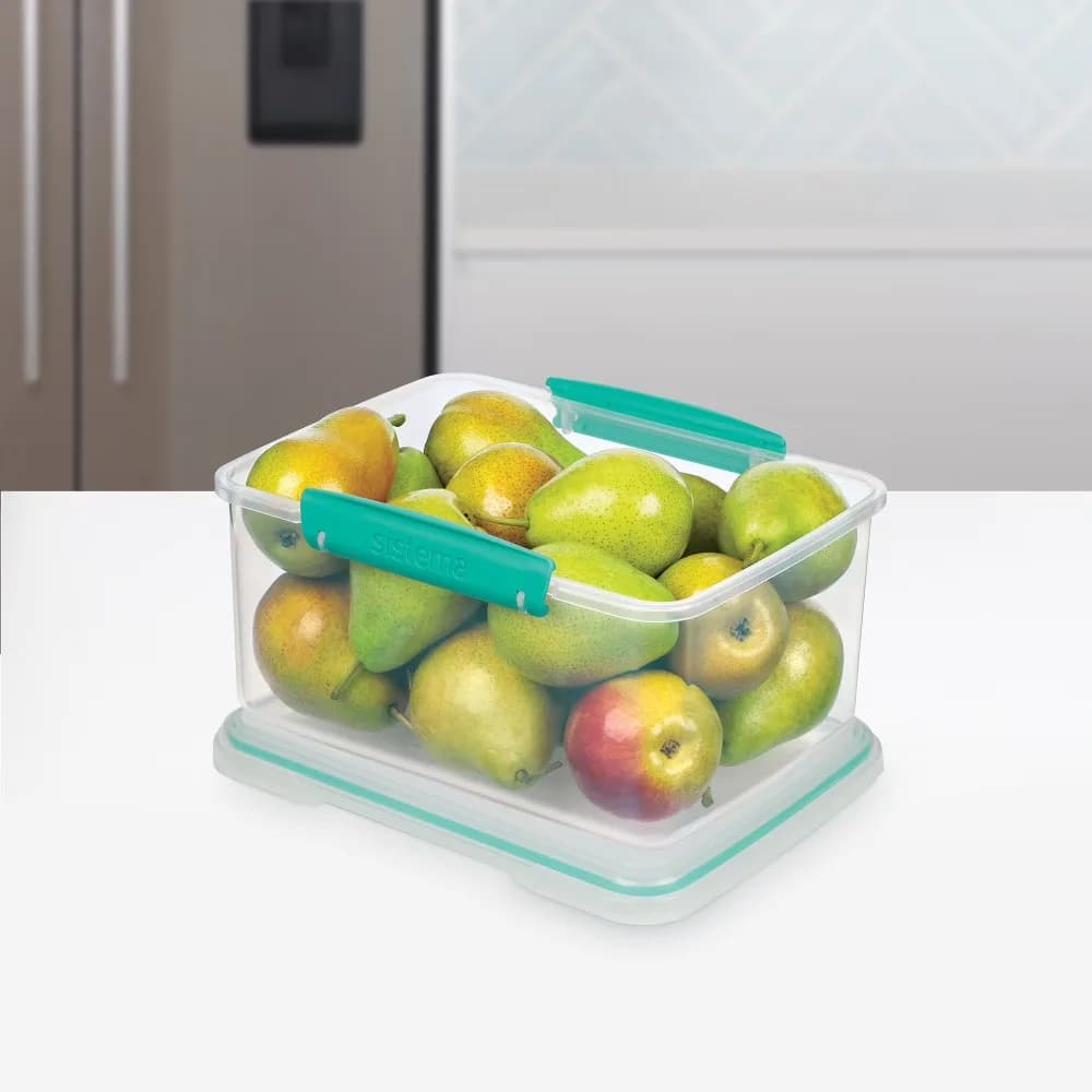 3 Pack Large Plastic Food Storage Containers with Locking Lids Airtight Leakproof BPA Free Kitchen Pantry Organization for Leftovers Meal Prep Dry Goods