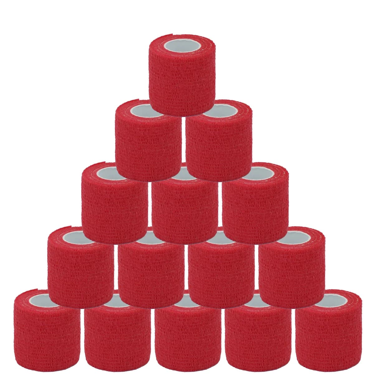 1/6/12/24 pieces of self-adhesive protective red bandage breathable to protect your fingers, wrists and ankles
