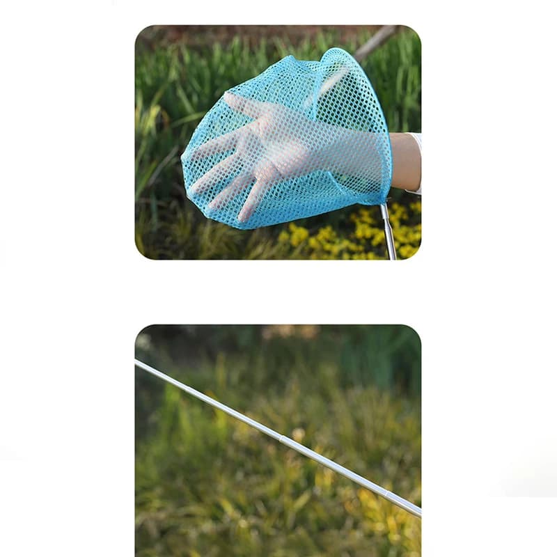 1Pc Retrattile Rete Da Pesca Per Catturare Insetti Farfalla Libellula Rete Da Pesca All'aperto Divertente Gioco Giocattoli Guadino Per I Bambini