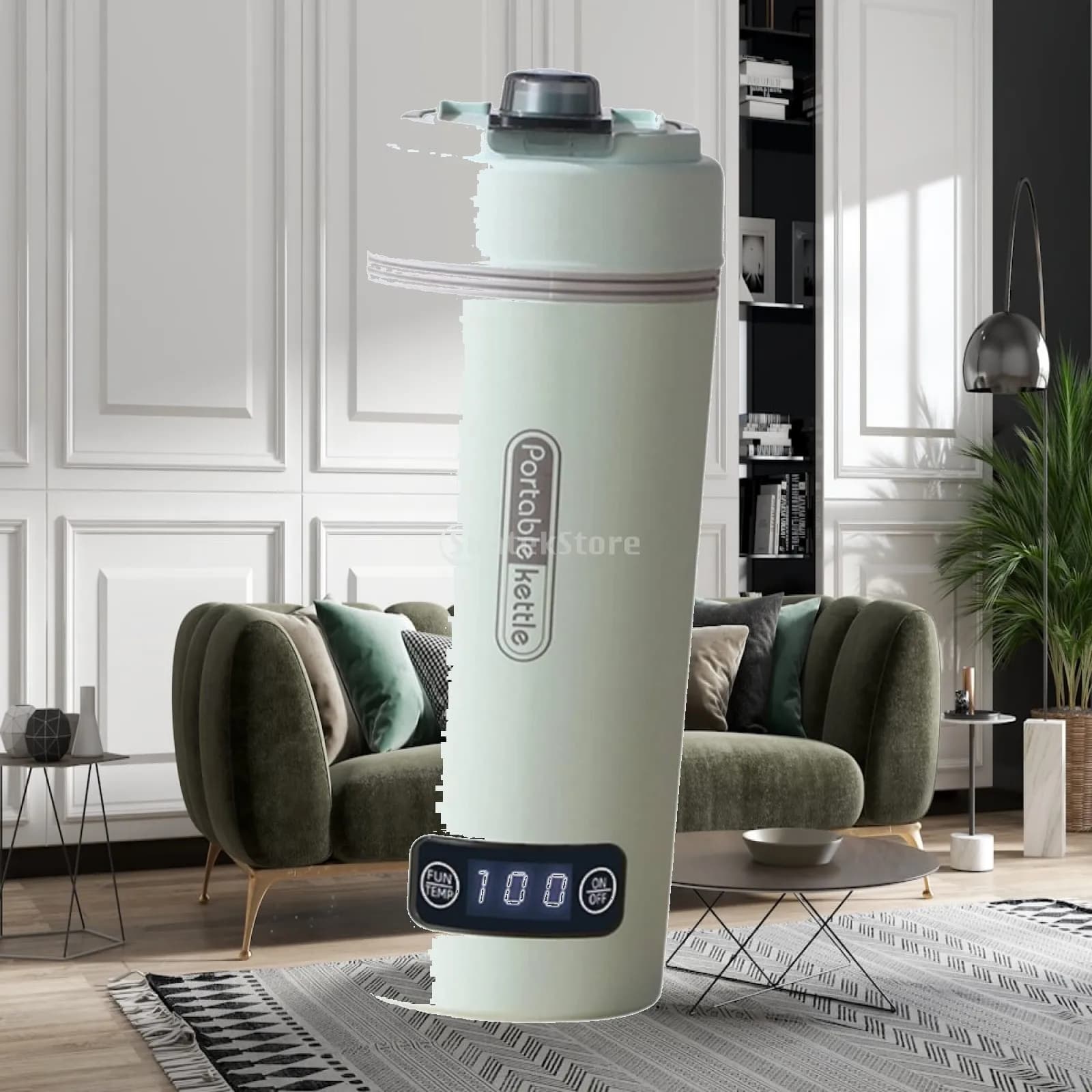 Portable Kettle US Plug Simple for Daily Comfort Electric Tea Kettle Small Water Boiler Multipurpose for Hotel Camping Household