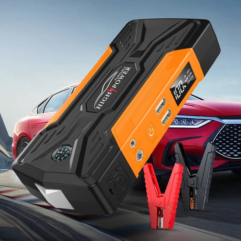 Batteria per auto booster Avviatore per batteria per auto 2500A Dispositivo di avviamento per banca di potere da 99800 mAh Avviatore per emergenza per auto portatile Accessorio per powerbank