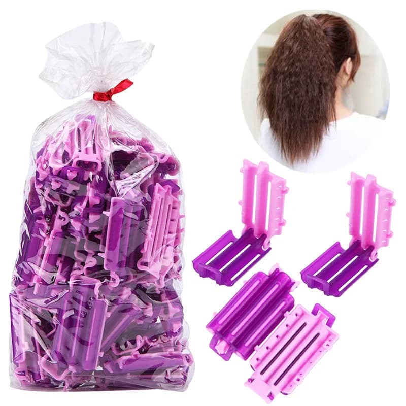 20pcs Reusable Perm Hair Clip Corn Hair Curl Rod Wave Hair Fluffy Clamps Hair Tools hairpin Hairdressing DIY Curler Styling Tool