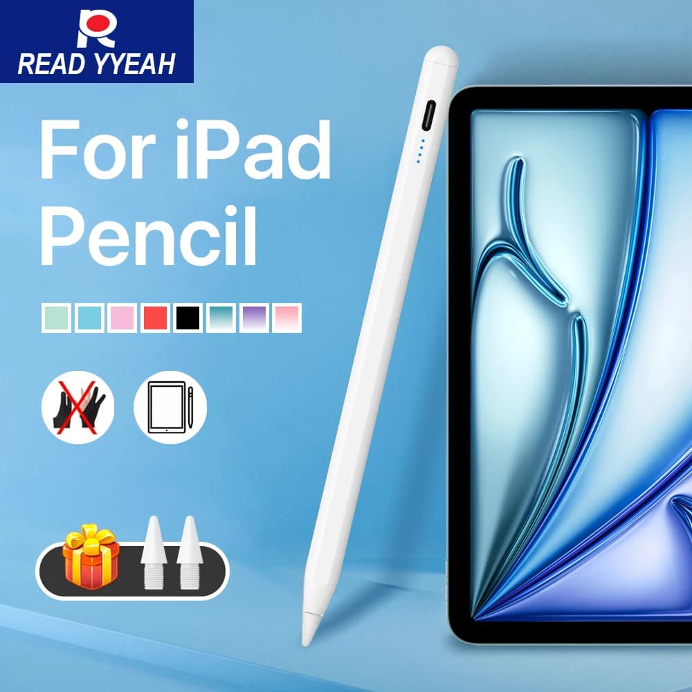 Nuova matita per Apple iPad con penna stilo con rifiuto del palmo per iPad Air M2 Pro 13 Pro 12.9 10 Gen 7th 8th 9th 10.2 per iPad Pencil