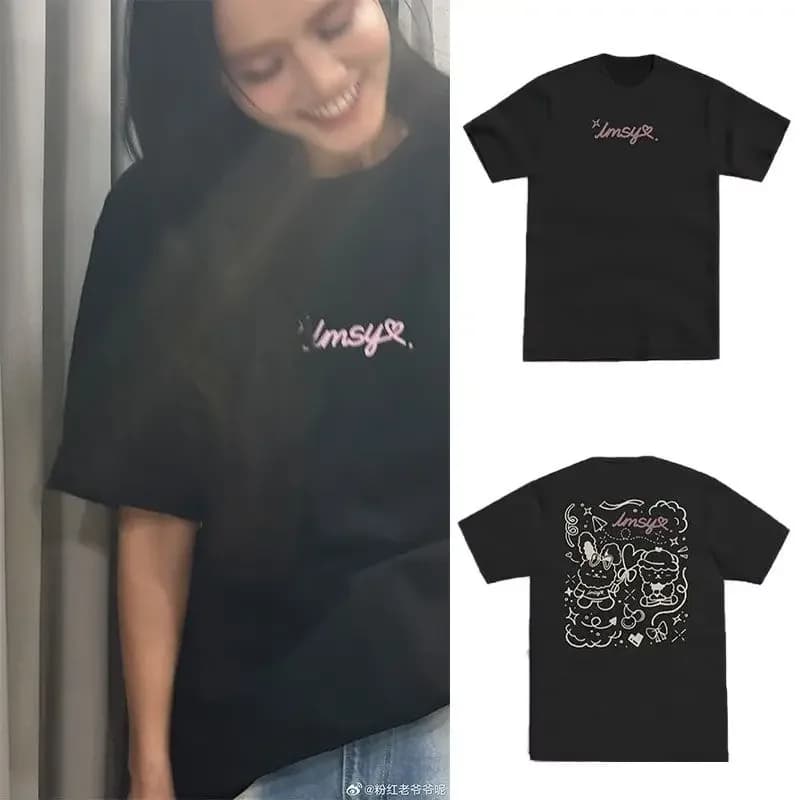 T-shirt Affair The Series LMSY Same 2026 Thailand Meetup con stampa cartoon, maniche corte, pesante, 100% puro cotone, top per coppie