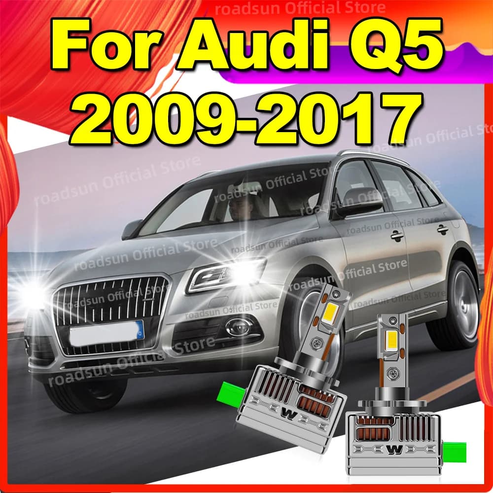 Fari A LED Canbus 1:1 HID Xenon Auto Lampada 50000LM Per Audi Q5 2009 2010 2011 2012 2013 2014 2015 2016 2017