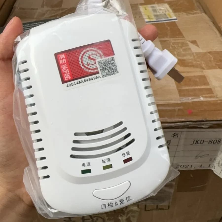 Rilevatore di allarme gas Allarme composito di monossido di carbonio per gas di tipo vocale Rilevatore di CO e GAS