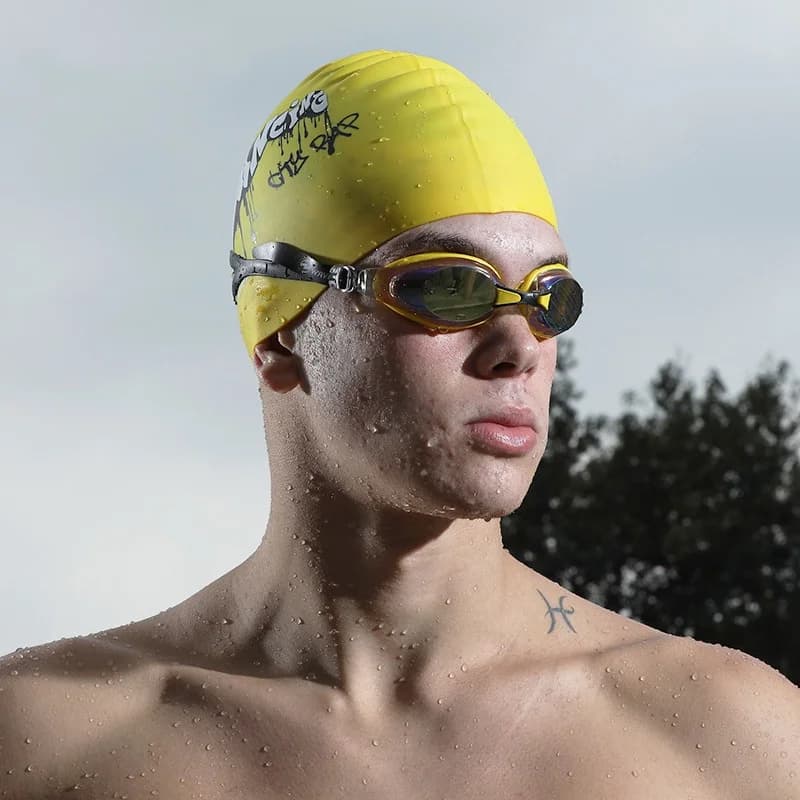 Women's Swimwear for Professional Myopia, Waterproof Anti-fog Glasses Adjustable with UV Protection for Pool and Aquatic Sports