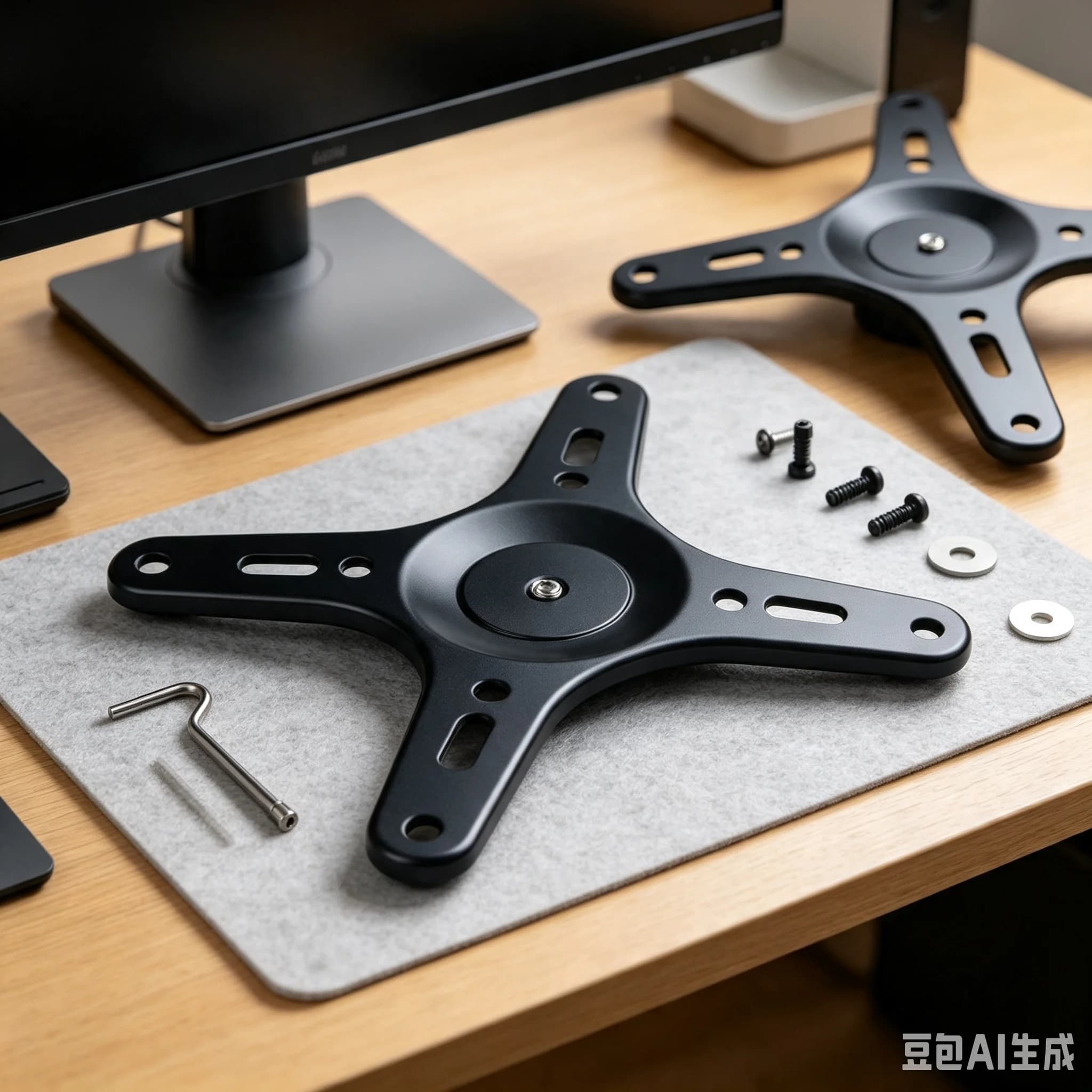 All-Metal For VESA Adapter Board Portable Monitor Mounting Bracket Plate For Gimbal Stand Computer Replacement Accessories