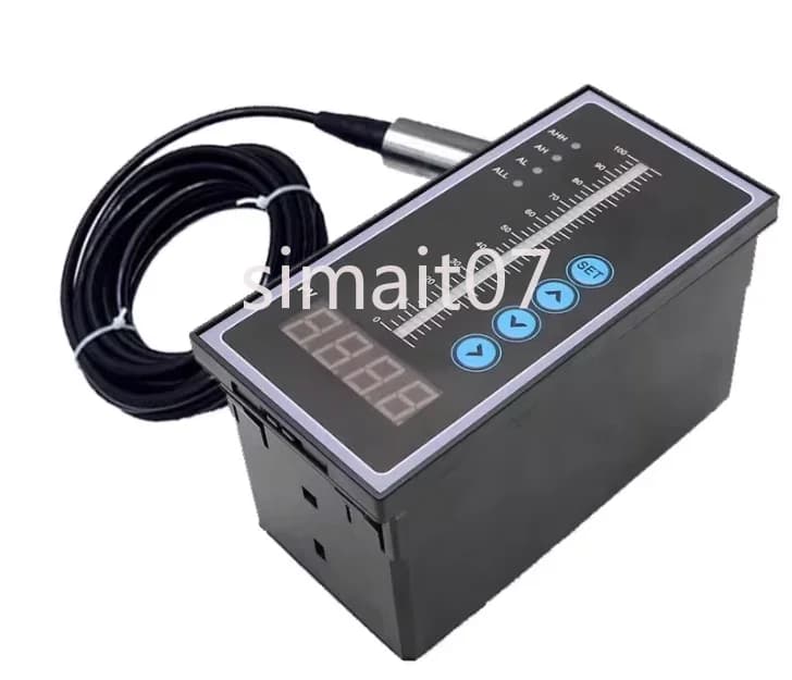 1 set 4-20MA Uscita Integrale Olio Liquido Sensore di Livello Dell'acqua Sonda Trasmettitore Rileva con Controller Intelligente Interruttore Galleggiante Pompa di Allarme