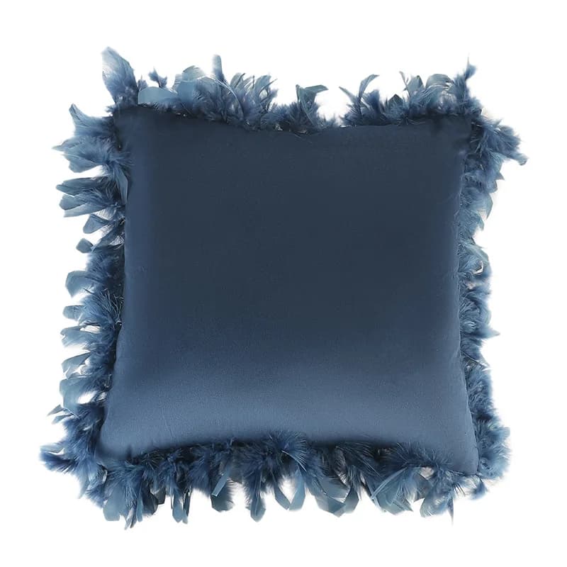 Fashion Home Decorations Feather Pillow Federation Square Bearing Car Sofa Home Office Decorative 45*45 cm Pillow Federation