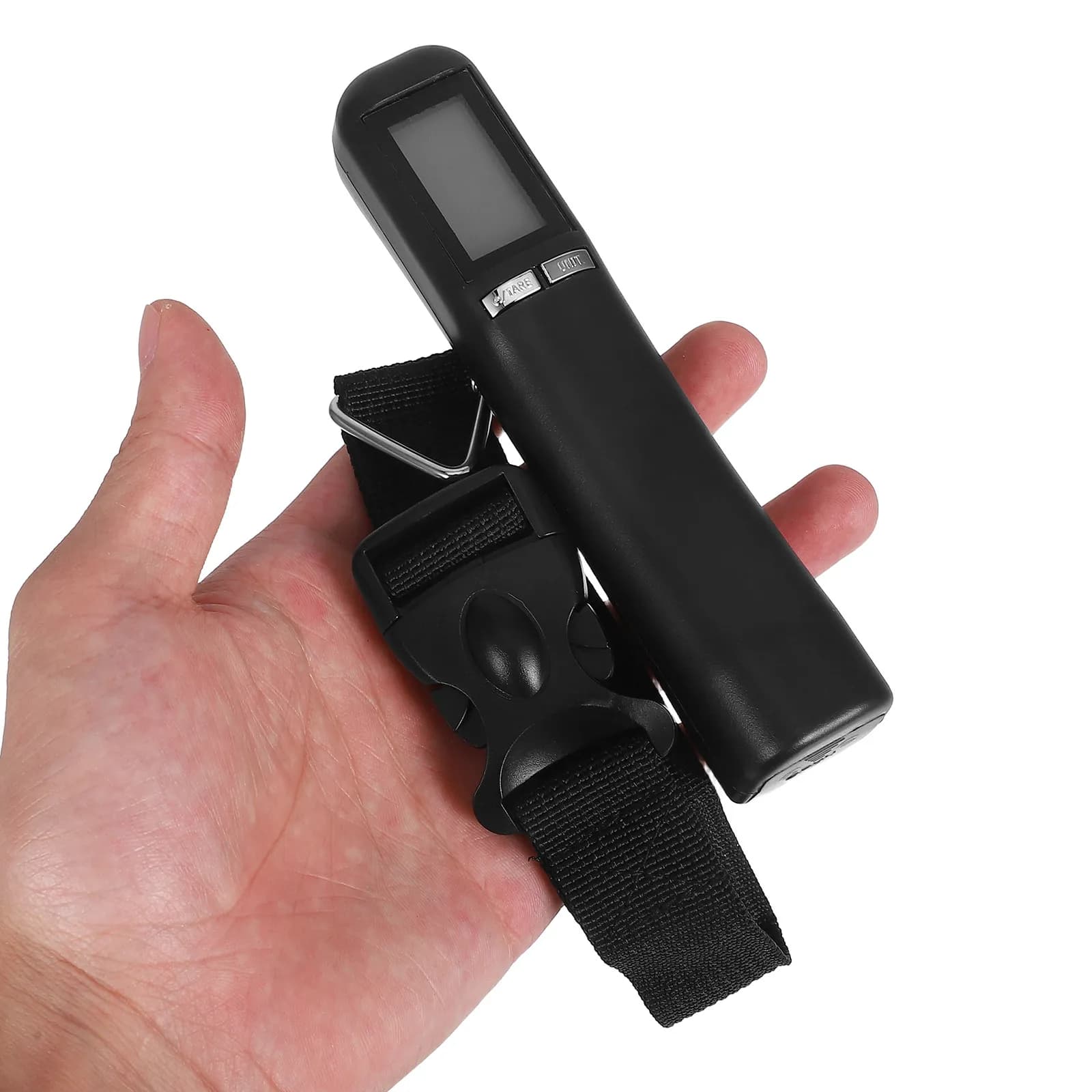 Travel Luggage Scale Portable Handheld Electronic Baggage Weight Scale 50Kg with Strong Strap Backlit Screen Auto Power Off