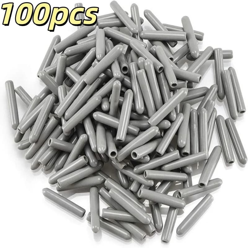 100pcs Dishwasher Rack Caps Tip Tine Cover Cap Flexible Round End Caps Protective Sleeves For Sharp Article To Prevent Collision
