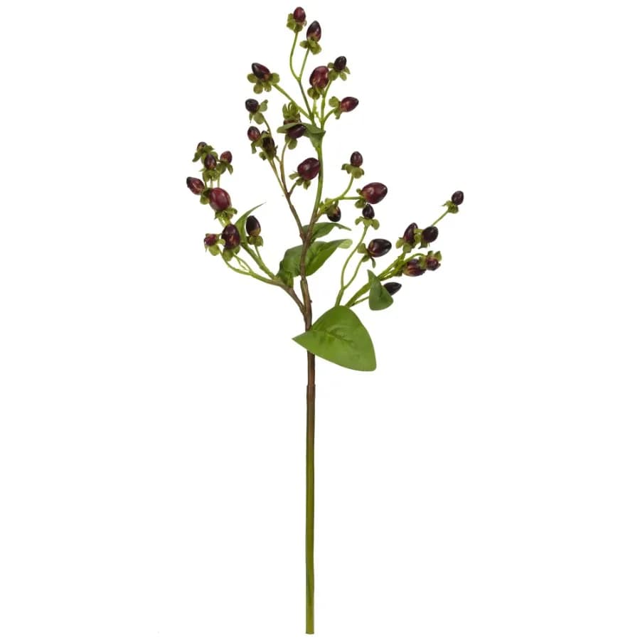 17 Italian Coffee Bean Artificial Flower Set of 8