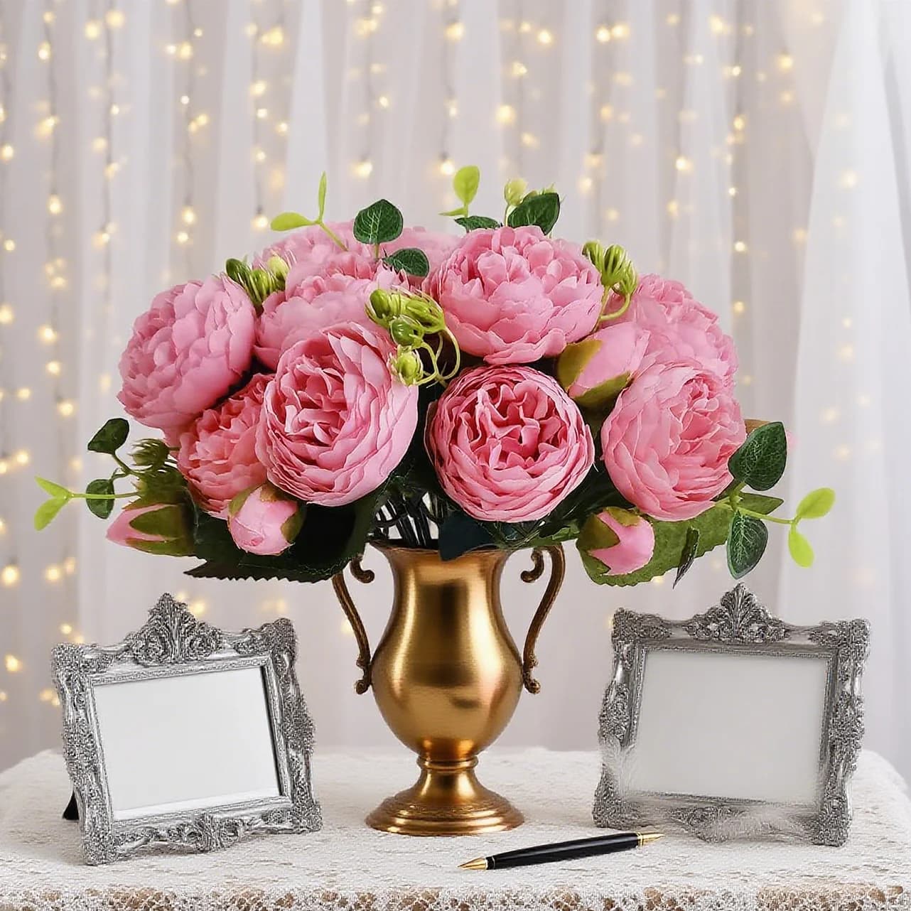 Fiore Artificiale Rosa Peonia in Seta, Bouquet da Sposa, Decorazione per Casa, Tavolo, Bonsai, Festival, Matrimonio, Scrapbook, Pianta, Regalo Fai da Te, Oggetto Decorativo