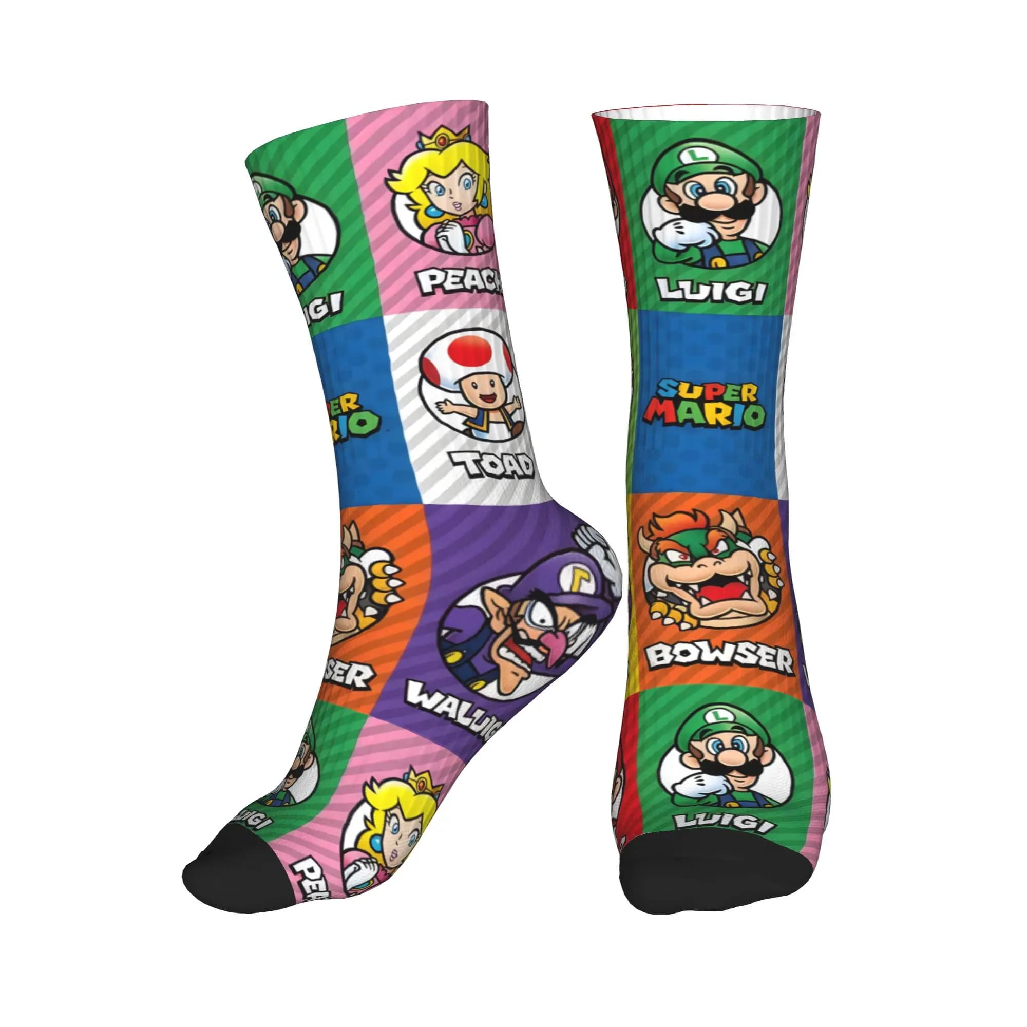 Calzini da uomo M-Marios Super Bros Calzini eleganti stampati in 3D alla moda unisex da donna