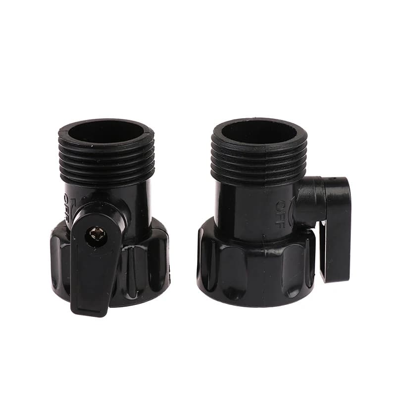 2pcs Garden Irrigation Valve 3/4" Male to Female Thread Extend Hose Switch Gift
