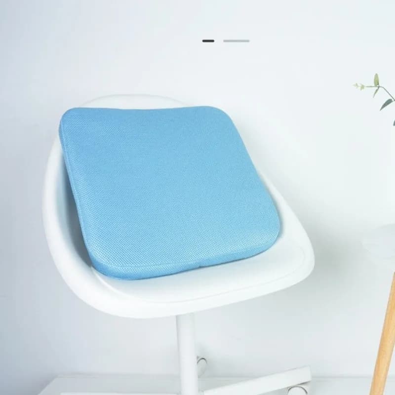 Air Fiber Cushion Four Seasons Breathable Seat Pad Office Chair Mat Floor Stool Cooling Butt Cushion