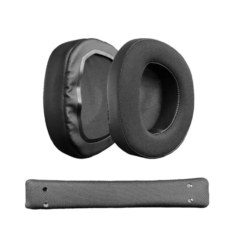 B03B-Per ASUS ROG Theta 7.1 Auricolare Sostituzione Cuscinetti Auricolari Isolamento Acustico Memory Foam Cuscino Paraorecchie Set Cuffie