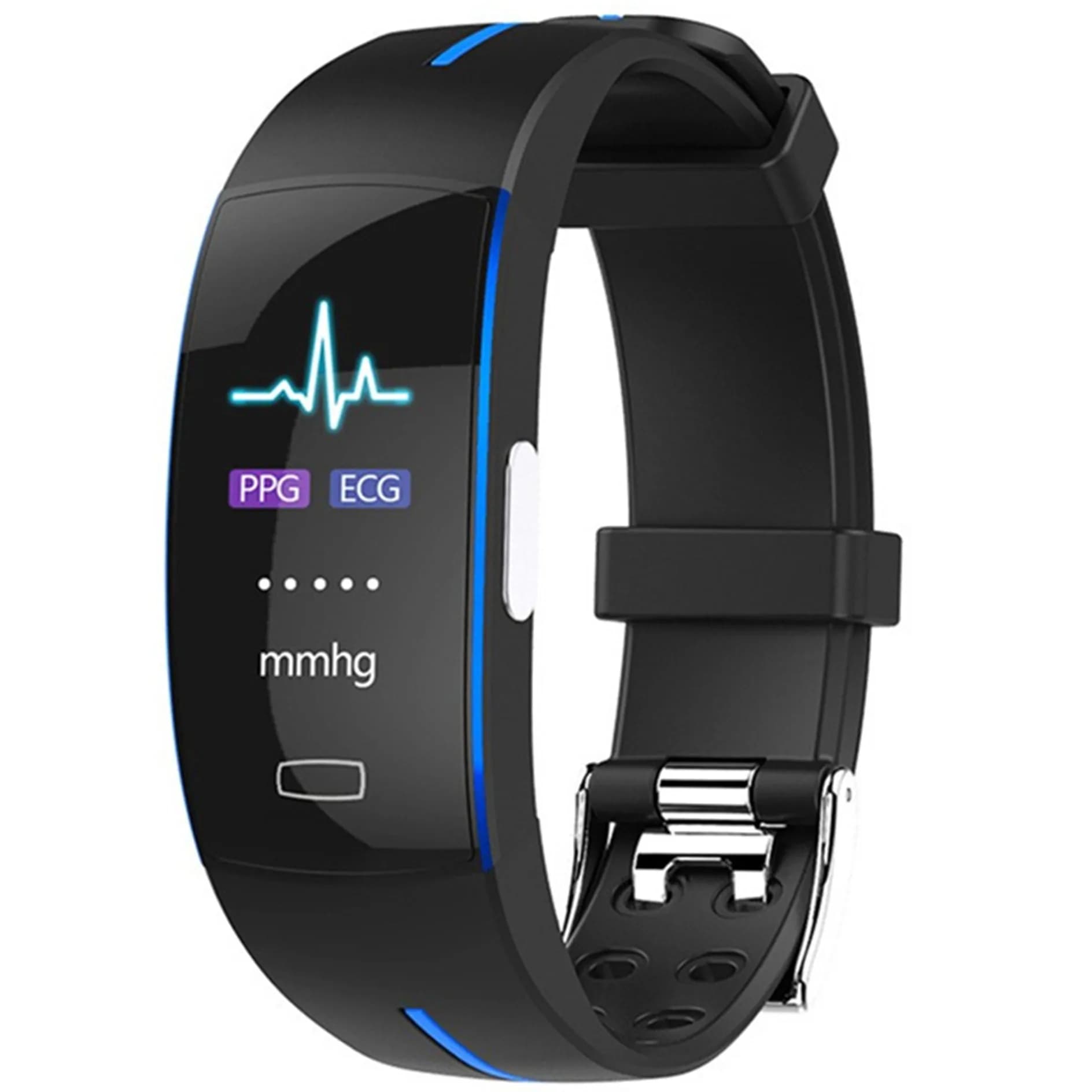 Termometro da polso intelligente impermeabile PPG ECG Monitoraggio della salute del sonno, frequenza cardiaca, pressione sanguigna, braccialetto Bluetooth, orologio sportivo