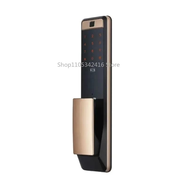 Serratura Digitale Intelligente SHP-DP72 con Impronta Digitale, Password, Controllo Bluetooth e App, Argento e Oro