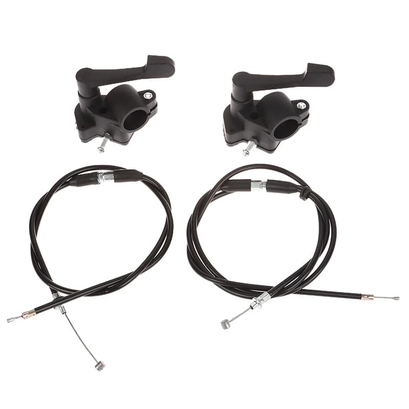 1 set ATV Quad Gruppo di controllo pollice leva acceleratore con cavo acceleratore e manopole per 50-250cc