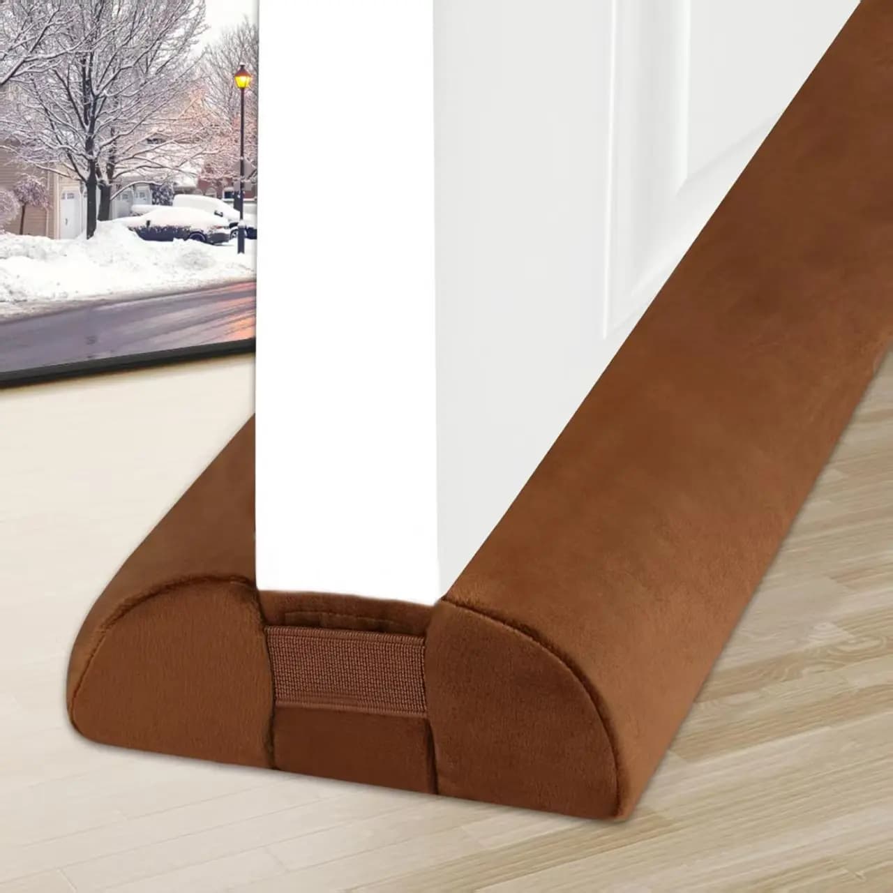 Tappo antispiffero per porta Guarnizione per tappi antispiffero insonorizzati da 36 pollici per porte interne ed esterne, blocco brisa per finestre regolabile