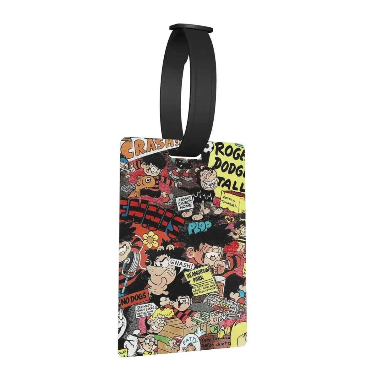 Beano 2 etichette per bagagli accessori per valigie da viaggio carino bagaglio d'imbarco etichetta porta etichette ID nome indirizzo