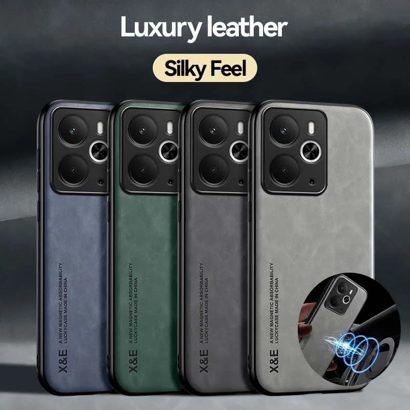 Luxury Case for Realme 14 5G Realme 14T 5G, Protective Cover with Magnetic Car Support, Coque Fundas