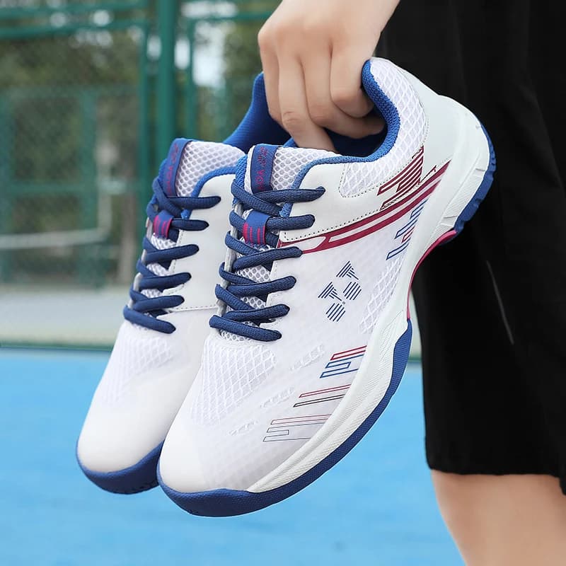 Men Daily Outdoor Athletic Sneakers Summer Perforated Breath Mesh Wear Resistant Flexible Walking Sport Footwear