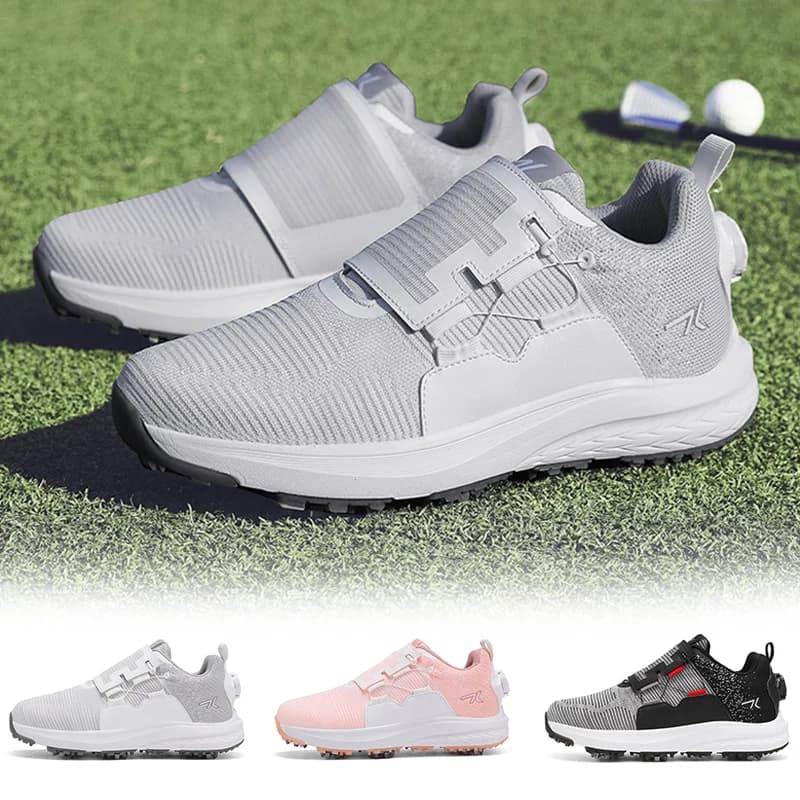 Scarpe da allenamento da golf unisex Scarpe da palla senza punte antiscivolo traspiranti casual impermeabili per calzature da golf per giovani uomini e donne