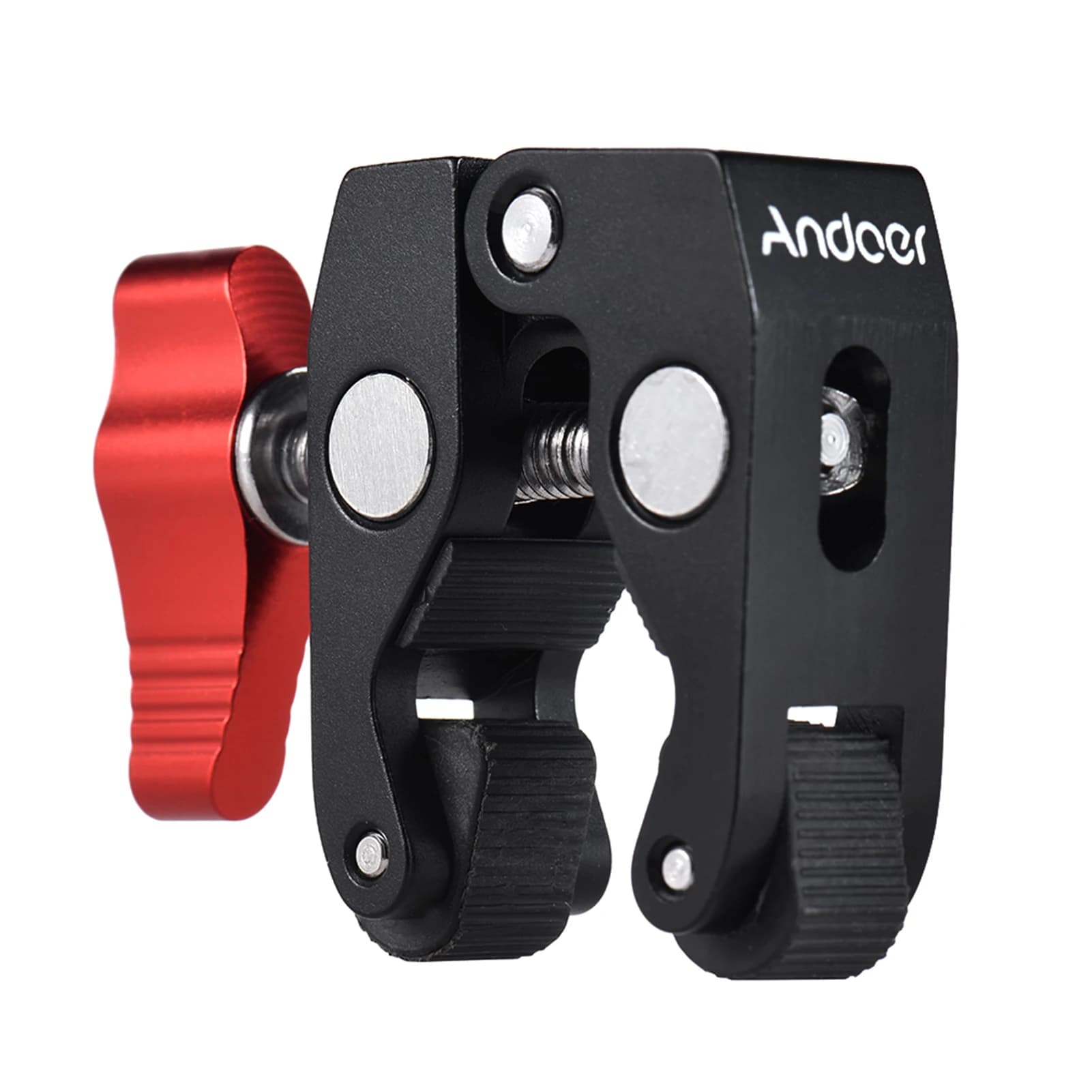 Andoer Multifunction clamp with ball head Super ball mounting clamp with 1/4-20 thread for GPS phone LCD/DV Video LED