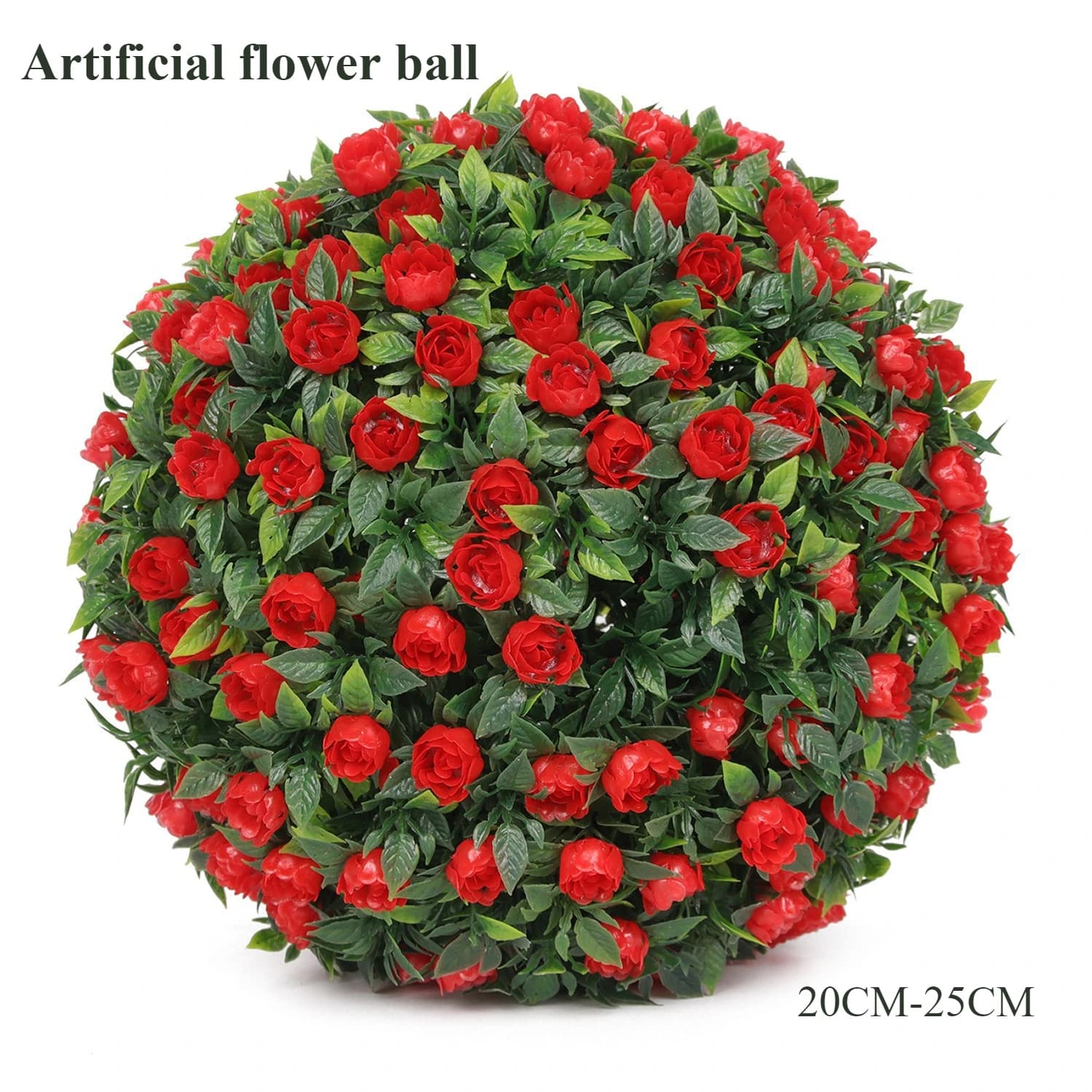 Artificial flower balls Eucalyptus leaves Green plants Grass balls hanging grass plants Home garden Wedding atmosphere decoration