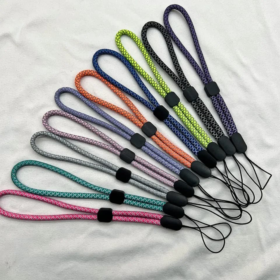 Cinturino Riflettente Regolabile per Cellulare, Cordino da Polso per iPhone, Chiavette USB, Chiavi, Portachiavi, Fotocamera, Chiavi Auto - Ingrosso