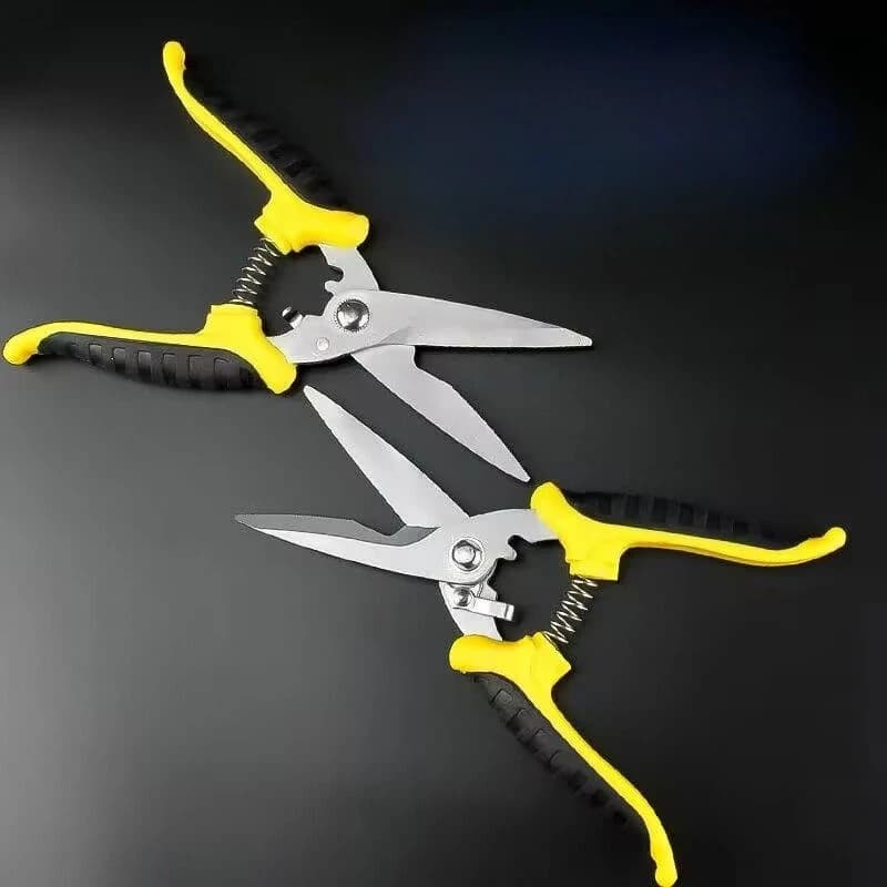 Multifunction Scissors for Cables, Tronchesis for Wire, Electricist Grips, Spelaphile Grips, Garden Shears