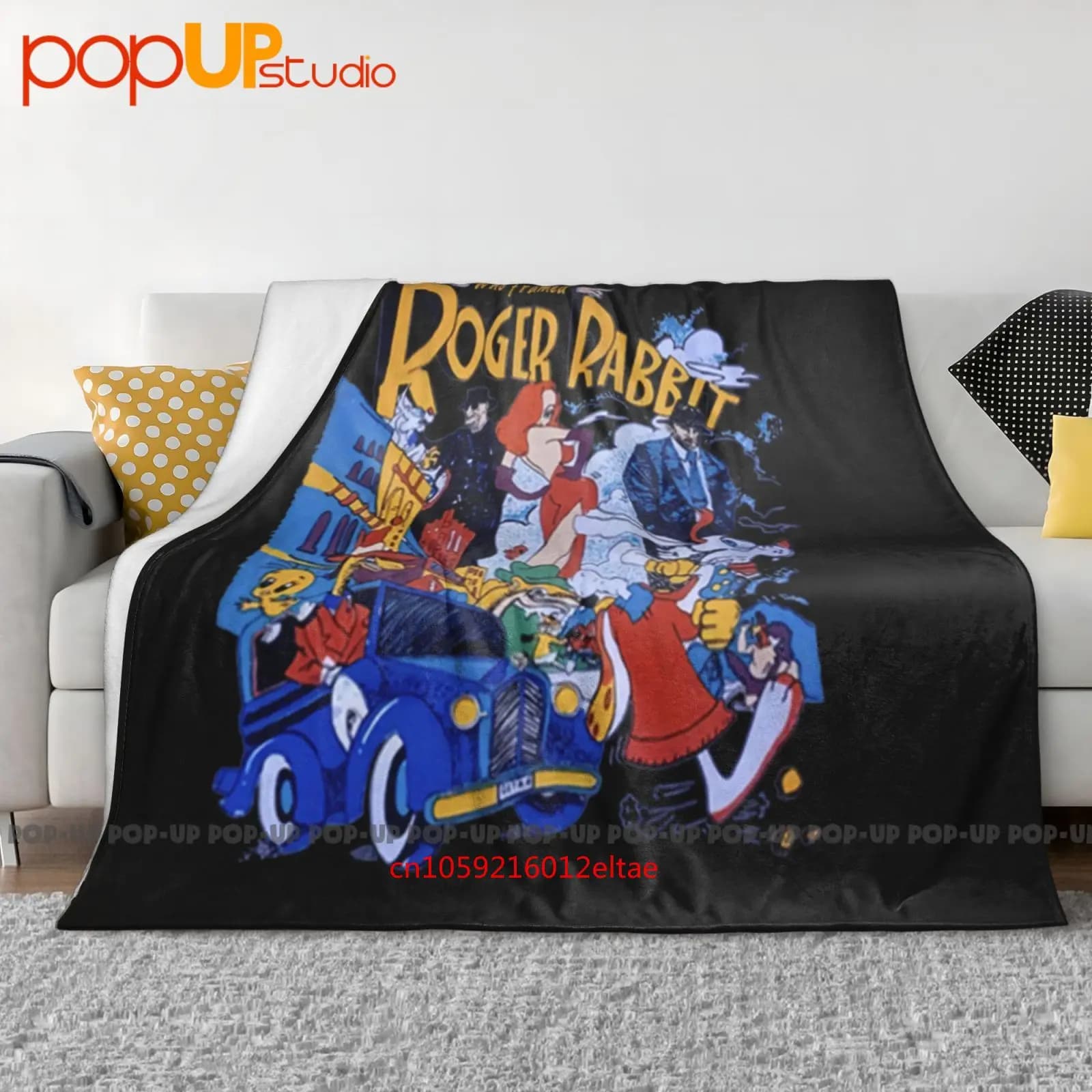Chi ha incorniciato Roger Rabbit Movie Coperta ultra morbida trapunta Copridivano invernale Copriletto