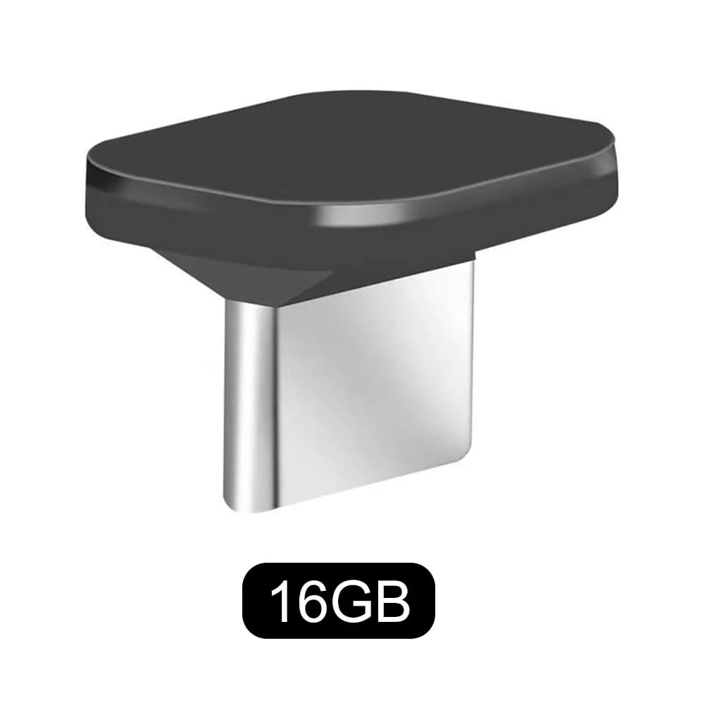 Chiavetta USB Mini da 16GB/32GB/64GB, Memoria Portatile, Pendrive Corta per Auto, Trasmissione Stabile e Veloce, Plug and Play
