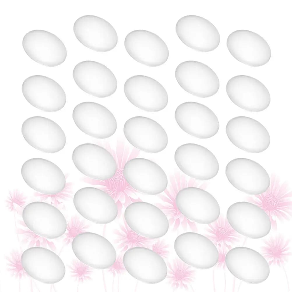 100 Pezzi di Cupole Ovali in Vetro, Cristalli Piatti, Decorazioni in Vetro per Creazione di Gioielli Fai-da-Te, Orecchini, Gemelli, Artigianato e Decorazioni