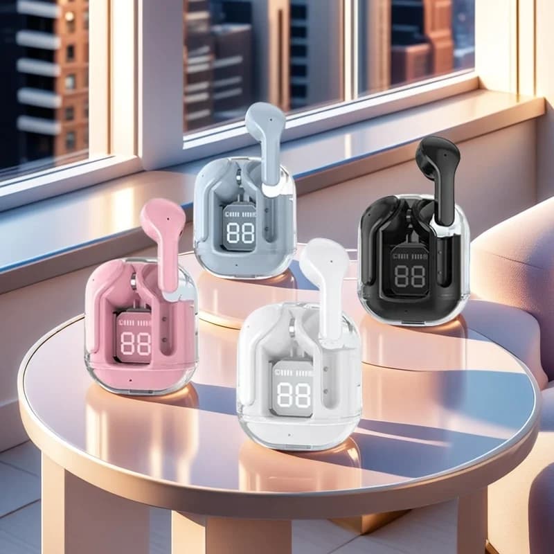 T2 Wireless Mini Earbuds LED Power Digital Display TWS Wireless Headset Stereo Sound Bluetooth Headphones 5.3 for Xiaomi huawei