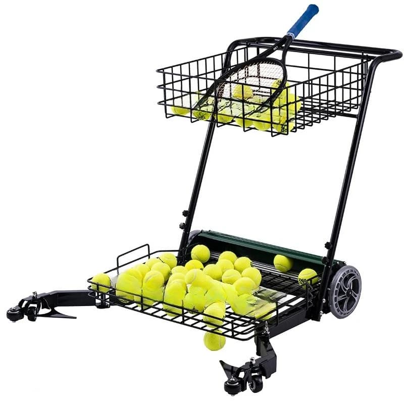Tennis automatic ball picking machine gadget, ball picking cart, ball frame picking basket