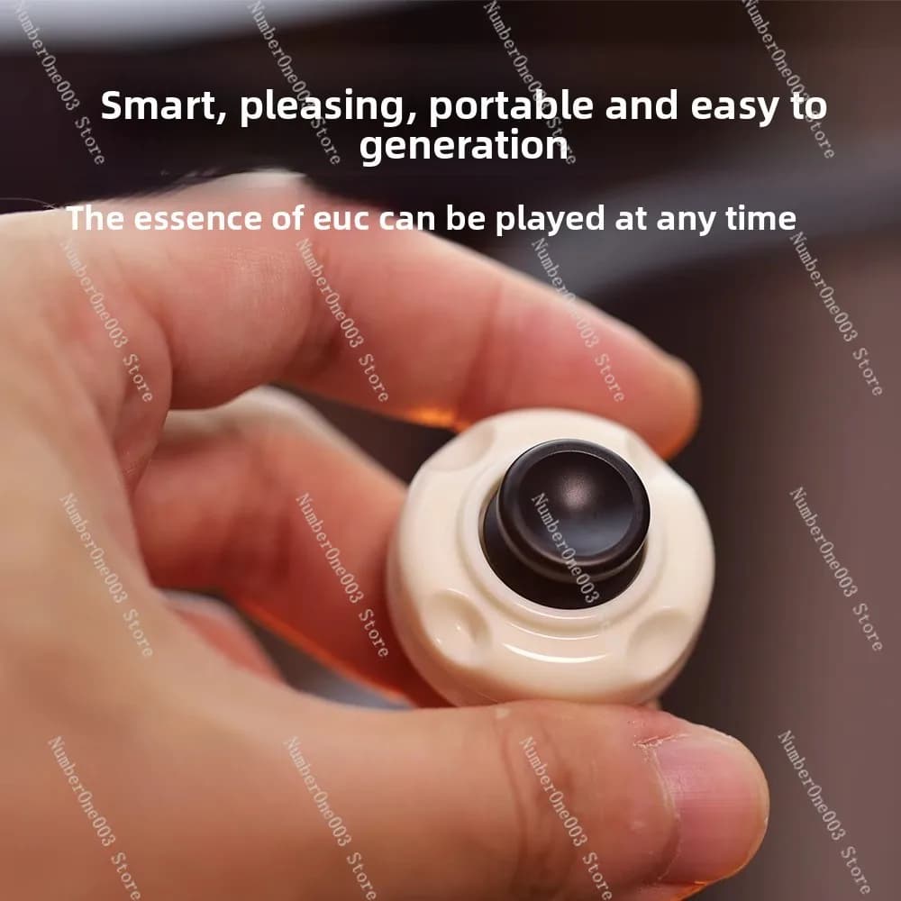 EDC Toy with dimensional weight – Gel Spinner with magnetic levitation and agitator with push plate to relieve stress in the office and beginners