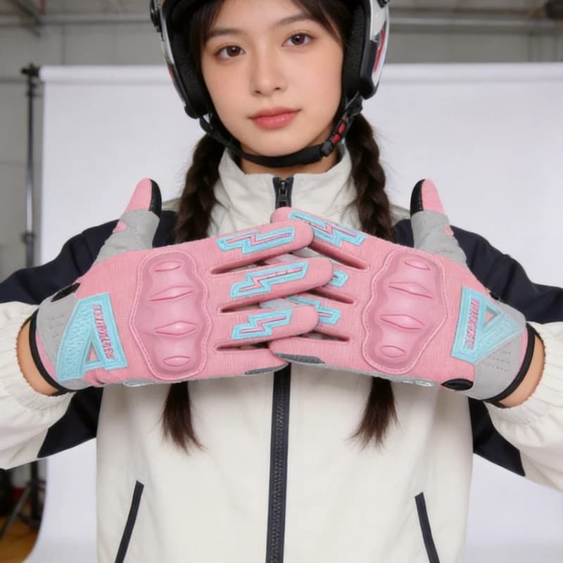 Summer Motorcycle Gloves Women Lightweight Breathable Mesh Urban Commuting Casual Cycling Touchscreen Moto Riding Gear S-L
