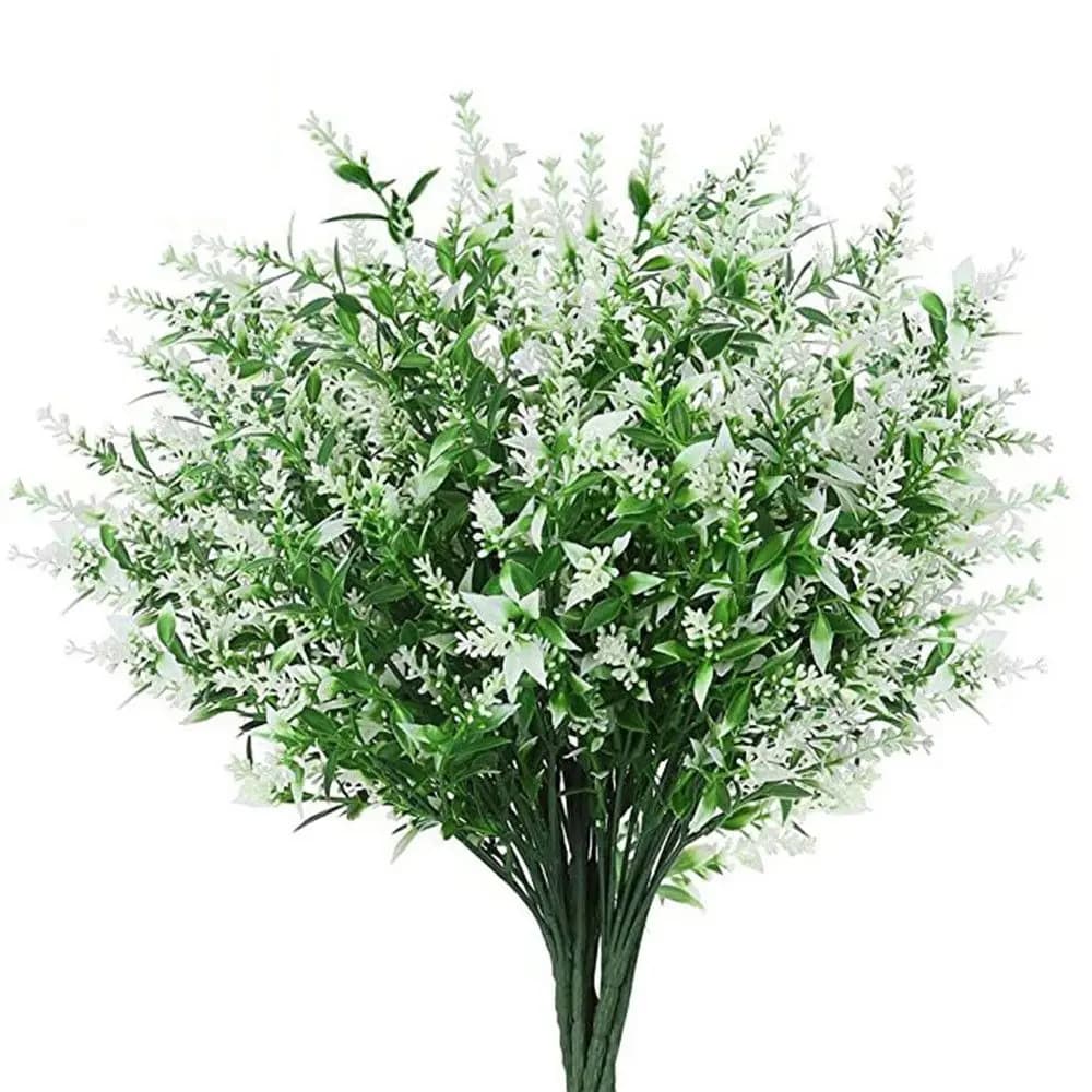 1Pc No Fade Household Products Photography Props Shrubs Plants Artificial Lavender Home Garden Decor Fake Flowers