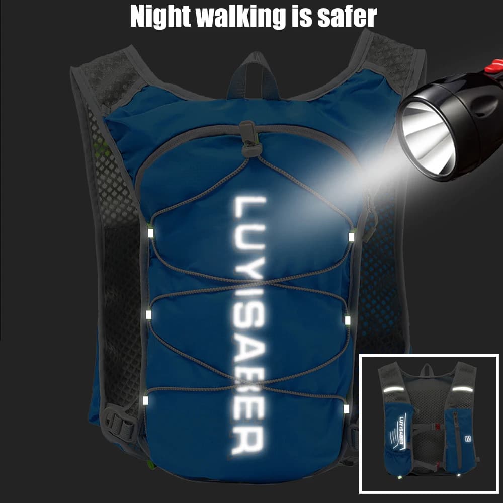 1PCS Hydration Vest Pack Backpack, Keep Cool & Hydrated for Hiking, Cycling, Running, Climbing, & Biking