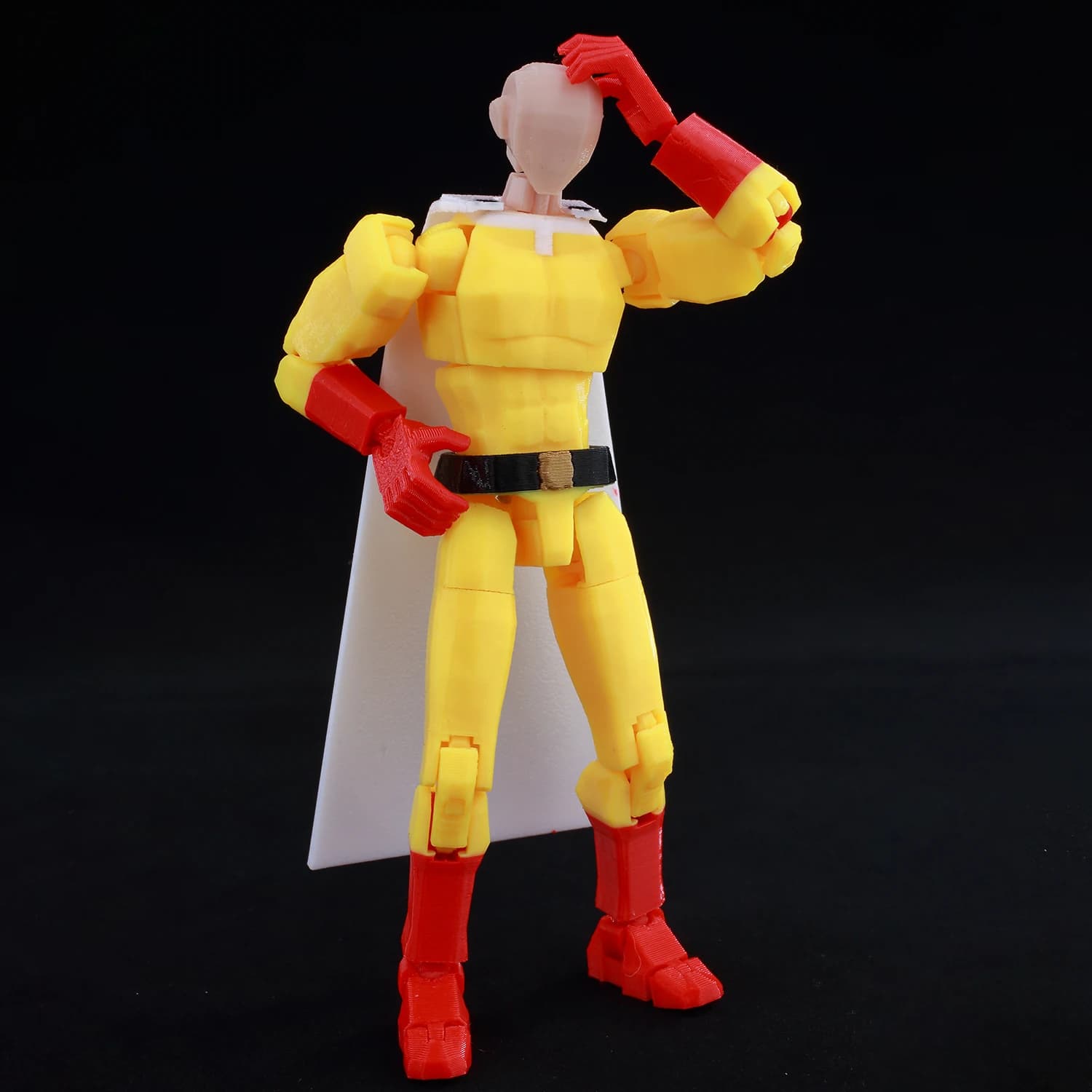 9L3D Stampato Lucky Dummy 13 One-Punch Man 3D Action Figure, Modello Anime posizionabile multi-articolazione, Regalo da collezione per i fan