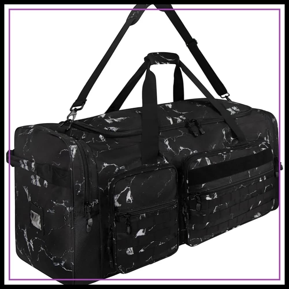 Borsa da Baseball Grande e Resistente da 130L per Attrezzatura da Ricevitore con Scomparto per Scarpe