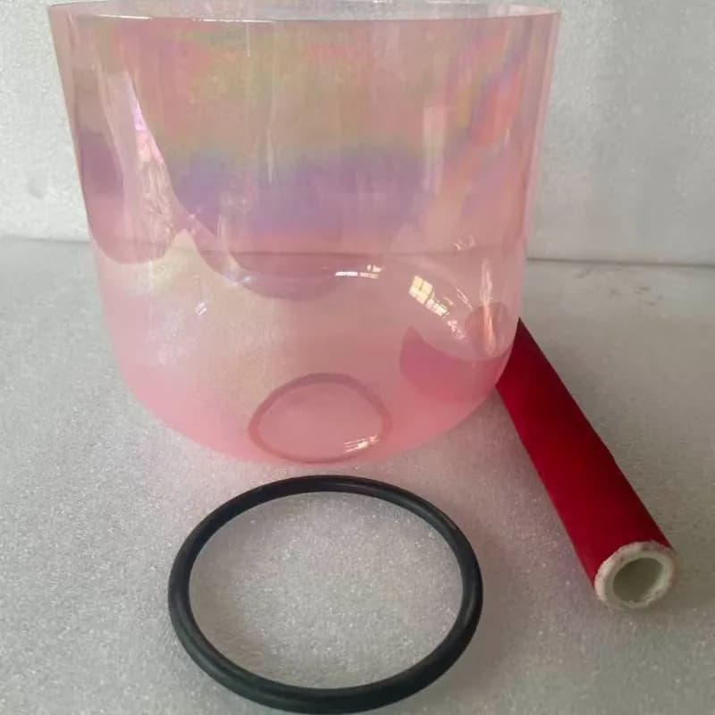 A/A#/B Tone Singing Bowls Mindfulness Energy Crystal Bowl Yoga Sound Healing Handmade Quartz Bowl Meditation Musical Instruments